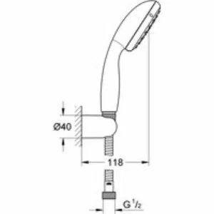 Готовый комплект для ванной комнаты GROHE Eurosmart, хром (NB0059) Готовый комплект для ванной комнаты GROHE Eurosmart, хром (NB0059)