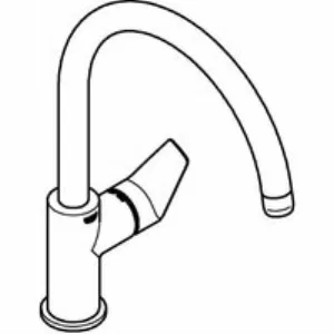 Смеситель для кухни GROHE BauEdge, хром (31233001) Смеситель для кухни GROHE BauEdge, хром (31233001)