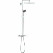 Душевая система GROHE Vitalio Start System 250 Cube с термостатом для душа, хром (26697000)