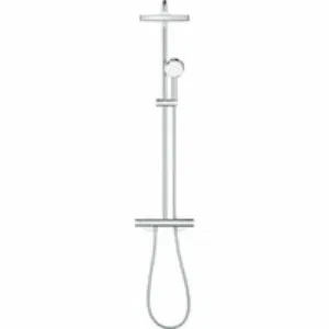 Душевая система GROHE Tempesta Cosmopolitan System 250 Cube с термостатом для душа, хром (26689000) Душевая система GROHE Tempesta Cosmopolitan System 250 Cube с термостатом для душа, хром (26689000)