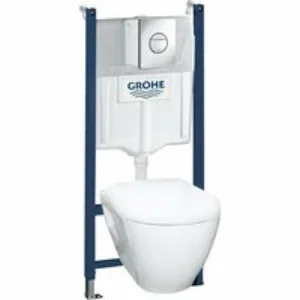 Комплект инсталляции GROHE Solido Compact, набор 4 в 1 с подвесным унитазом Lecico Serel и сиденьем (38950000) Комплект инсталляции GROHE Solido Compact, набор 4 в 1 с подвесным унитазом Lecico Serel и сиденьем (38950000)
