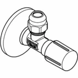Угловой вентиль GROHE 1/2-3/8 для подключения смесителей, хром (22039000) Угловой вентиль GROHE 1/2-3/8 для подключения смесителей, хром (22039000)
