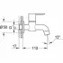 Кран для раковины GROHE BauEdge, без функции смешивания, хром (20238000) Кран для раковины GROHE BauEdge, без функции смешивания, хром (20238000)