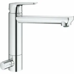 Смеситель для кухни GROHE BauEdge с запорным вентилем, хром (31696000) Смеситель для кухни GROHE BauEdge с запорным вентилем, хром (31696000)