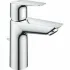 Смеситель для раковины GROHE BauEdge с ограничителем температуры и рычажным донным клапаном, M-Size, хром (23758001) Смеситель для раковины GROHE BauEdge с ограничителем температуры и рычажным донным клапаном, M-Size, хром (23758001)