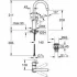 Смеситель для раковины GROHE BauLoop, L-size, хром (23891001) Смеситель для раковины GROHE BauLoop, L-size, хром (23891001)