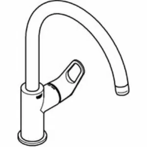 Смеситель для кухни GROHE BauFlow, хром (31230001) Смеситель для кухни GROHE BauFlow, хром (31230001)