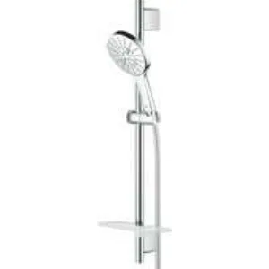 Душевой гарнитур GROHE RainShower SmartActive 130 с мыльницей, душевая штанга 600 мм, хром (26575000) Душевой гарнитур GROHE RainShower SmartActive 130 с мыльницей, душевая штанга 600 мм, хром (26575000)