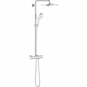Душевая система GROHE Rainshower SmartActive 310 с термостатом для душа, белая луна (26648LS0) Душевая система GROHE Rainshower SmartActive 310 с термостатом для душа, белая луна (26648LS0)