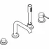 Смеситель для ванны GROHE Essence на 4 отверстия, на край ванны, хром (19578001) Смеситель для ванны GROHE Essence на 4 отверстия, на край ванны, хром (19578001)