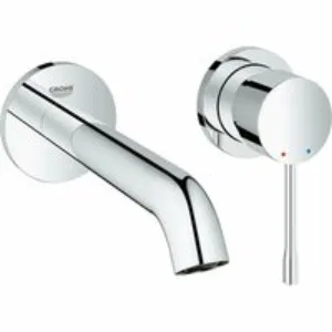 Внешняя часть смесителя для раковины GROHE Essence на 2 отверстия, M-Size, хром (19408001) Внешняя часть смесителя для раковины GROHE Essence на 2 отверстия, M-Size, хром (19408001)