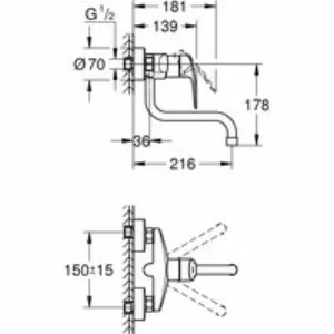 Смеситель для кухни GROHE Eurosmart, хром (31391003) Смеситель для кухни GROHE Eurosmart, хром (31391003)