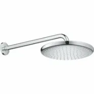 Верхний душ GROHE Tempesta 250, 9,5 л/мин, 1 режим, 380 мм, хром/белый (26668000)