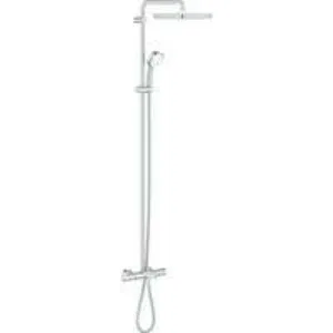 Душевая система GROHE Tempesta Cosmopolitan System 250 Cube с термостатом для ванны, хром (26691000) Душевая система GROHE Tempesta Cosmopolitan System 250 Cube с термостатом для ванны, хром (26691000)