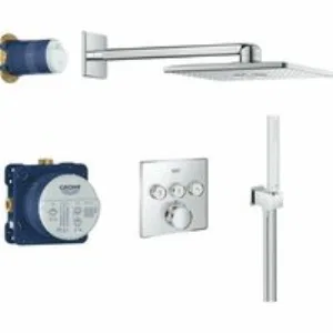Душевая система GROHE Grohtherm SmartControl с термостатом для душа, хром (34804000) Душевая система GROHE Grohtherm SmartControl с термостатом для душа, хром (34804000)