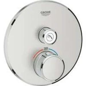 Внешняя часть термостата для душа GROHE Grohtherm SmartControl на 1 потребителя, суперсталь (29118DC0) Внешняя часть термостата для душа GROHE Grohtherm SmartControl на 1 потребителя, суперсталь (29118DC0)