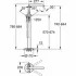 Внешняя часть смесителя для ванны GROHE Essence напольного монтажа, темный графит глянец (23491A01) Внешняя часть смесителя для ванны GROHE Essence напольного монтажа, темный графит глянец (23491A01)