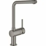 Смеситель для кухни GROHE Minta с поворотным L-изливом, темный графит матовый (31375AL0)