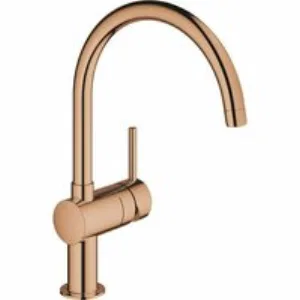 Смеситель для кухни GROHE Minta с поворотным C-изливом, теплый закат глянец (32917DA0) Смеситель для кухни GROHE Minta с поворотным C-изливом, теплый закат глянец (32917DA0)