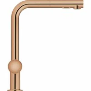 Смеситель для кухни GROHE Minta с вытяжным душем, L-образный излив, теплый закат глянец (30274DA0) Смеситель для кухни GROHE Minta с вытяжным душем, L-образный излив, теплый закат глянец (30274DA0)