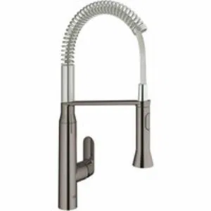 Смеситель для кухни GROHE K7 профессиональный, уменьшенный вариант, темный графит глянец (31379A00) Смеситель для кухни GROHE K7 профессиональный, уменьшенный вариант, темный графит глянец (31379A00)