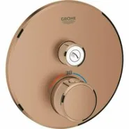 Внешняя часть термостата для душа GROHE Grohtherm SmartControl на 1 потребителя, теплый заказ матовый (29118DL0)