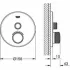 Внешняя часть термостата для душа GROHE Grohtherm SmartControl на 1 потребителя, темный графит глянец (29118A00) Внешняя часть термостата для душа GROHE Grohtherm SmartControl на 1 потребителя, темный графит глянец (29118A00)