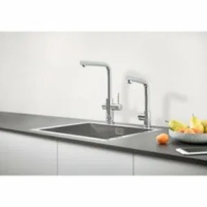 Комплект для кухни GROHE Red Mono с L-образным вентилем, бойлером M-Size и фильтром, хром (30339001) Комплект для кухни GROHE Red Mono с L-образным вентилем, бойлером M-Size и фильтром, хром (30339001)