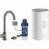 Комплект для кухни GROHE Red Mono II с бойлером M-size, с вертикальным вентилем с C-образным изливом, темный графит матовый (30085AL1) Комплект для кухни GROHE Red Mono II с бойлером M-size, с вертикальным вентилем с C-образным изливом, темный графит матовый (30085AL1)