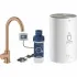 Комплект для кухни GROHE Red Mono II с бойлером M-size, с вертикальным вентилем с C-образным изливом, теплый закат матовый (30085DL1) Комплект для кухни GROHE Red Mono II с бойлером M-size, с вертикальным вентилем с C-образным изливом, теплый закат матовый (30085DL1)