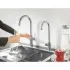 Смеситель для кухонной мойки GROHE Blue Professional с функцией фильтрации, с системой охлаждения и газирования воды, Wi-Fi, хром (31323002) Смеситель для кухонной мойки GROHE Blue Professional с функцией фильтрации, с системой охлаждения и газирования воды, Wi-Fi, хром (31323002)
