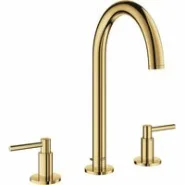 Смеситель для раковины GROHE Atrio двухвентильный на 3 отверстия, холодный рассвет глянец (20009GL3)