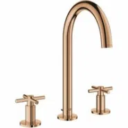 Смеситель для раковины GROHE Atrio двухвентильный на 3 отверстия, теплый закат глянец (20008DA3)