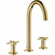 Смеситель для раковины GROHE Atrio двухвентильный на 3 отверстия, холодный рассвет глянец (20008GL3)