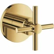 Внешняя часть вентиля GROHE Atrio, крестообразная ручка, холодный рассвет глянец (19069GL3)