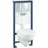 Комплект инсталляции GROHE Solido 4 в 1 с подвесным унитазом и сиденьем (39400000) Комплект инсталляции GROHE Solido 4 в 1 с подвесным унитазом и сиденьем (39400000)