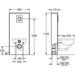 Система инсталляции GROHE Solido Monobloc для подвесного унитаза, сланцево-серый (39377XI0) Система инсталляции GROHE Solido Monobloc для подвесного унитаза, сланцево-серый (39377XI0)