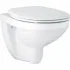 Унитаз GROHE Bau Ceramic подвесной ободковый с сиденьем без микролифта, альпин-белый (39497000) Унитаз GROHE Bau Ceramic подвесной ободковый с сиденьем без микролифта, альпин-белый (39497000)