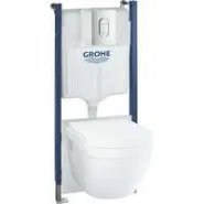Комплект инсталляции GROHE Solido 5 в 1 с подвесным унитазом и сиденьем (39700000)