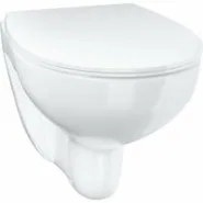 Унитаз подвесной GROHE Bau Ceramic с сиденьем с микролифтом, альпин-белый (39899000)