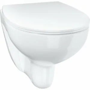 Унитаз подвесной GROHE Bau Ceramic с сиденьем с микролифтом, альпин-белый (39899000) Унитаз подвесной GROHE Bau Ceramic с сиденьем с микролифтом, альпин-белый (39899000)