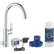 Смеситель для кухонной мойки GROHE Blue Pure Eurosmart с функцией фильтрации, с фильтром в комплекте, хром (30499000)