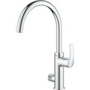 Смеситель для кухонной мойки GROHE Blue Pure Eurosmart с функцией фильтрации, с фильтром в комплекте, хром (30499000) Смеситель для кухонной мойки GROHE Blue Pure Eurosmart с функцией фильтрации, с фильтром в комплекте, хром (30499000)