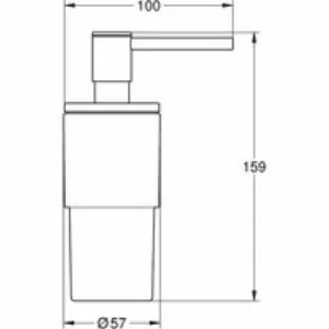 Дозатор жидкого мыла GROHE Atrio, холодный рассвет глянец (40306GL3) Дозатор жидкого мыла GROHE Atrio, холодный рассвет глянец (40306GL3)