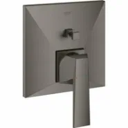Внешняя часть смесителя для ванны GROHE Allure Brilliant с переключателем на 2 положения, темный графит матовый (24072AL0)