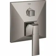 Внешняя часть смесителя для ванны GROHE Allure Brilliant с переключателем на 3 положения, темный графит глянец (24099A00)