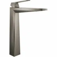 Смеситель для раковины GROHE Allure Brilliant, XL-Size, гладкий корпус, темный графит матовый (23114AL0)