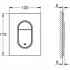 Панель смыва для унитаза GROHE Arena Cosmopolitan S, темный графит глянец (37624A00) Панель смыва для унитаза GROHE Arena Cosmopolitan S, темный графит глянец (37624A00)
