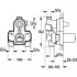 Корпус встраиваемого смесителя GROHE (34964000) Корпус встраиваемого смесителя GROHE (34964000)