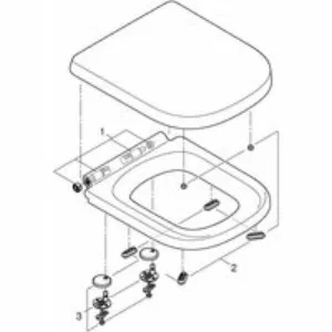 Комплект инсталляции GROHE Solido 5 в 1 с подвесным унитазом Euro Ceramic и сиденьем (39702000) Комплект инсталляции GROHE Solido 5 в 1 с подвесным унитазом Euro Ceramic и сиденьем (39702000)